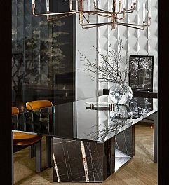 Обеденная зона PLATIUM фабрики Gallotti&Radice